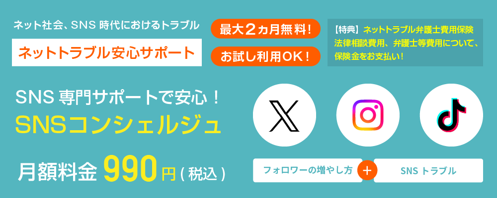 ネットトラブル安心サポート 